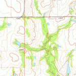 United States Geological Survey Glencoe, OK (1975, 24000-Scale) digital map