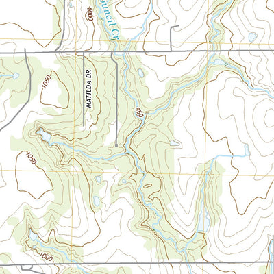 United States Geological Survey Glencoe, OK (2022, 24000-Scale) digital map