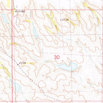 United States Geological Survey Glencross NE, SD (1975, 24000-Scale) digital map