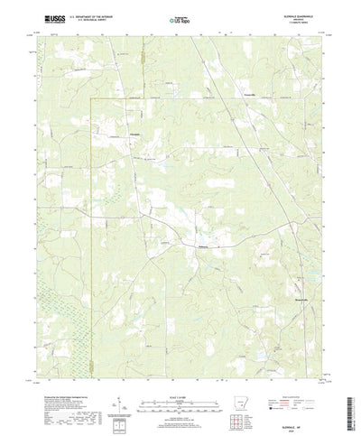United States Geological Survey Glendale, AR (2020, 24000-Scale) digital map