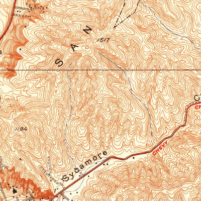 United States Geological Survey Glendale, CA (1928, 24000-Scale) digital map