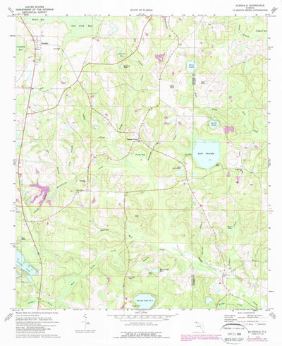 United States Geological Survey Glendale, FL (1973, 24000-Scale) digital map