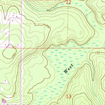 United States Geological Survey Glendale, FL (1973, 24000-Scale) digital map