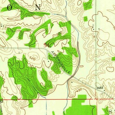 United States Geological Survey Glendale, IN (1958, 24000-Scale) digital map