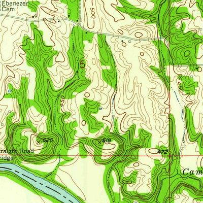 United States Geological Survey Glendale, IN (1958, 24000-Scale) digital map