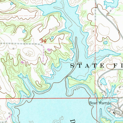 United States Geological Survey Glendale, IN (1974, 24000-Scale) digital map