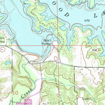 United States Geological Survey Glendale, IN (1974, 24000-Scale) digital map