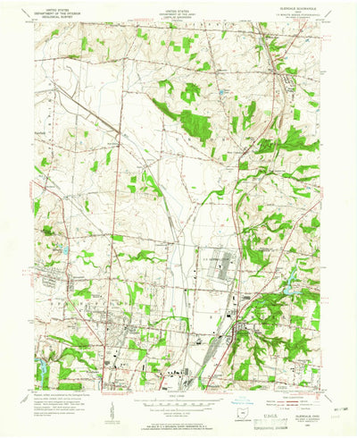 United States Geological Survey Glendale, OH (1955, 24000-Scale) digital map