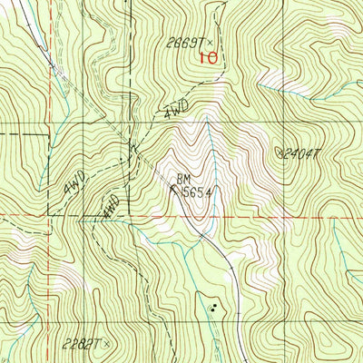 United States Geological Survey Glendale, OR (1986, 24000-Scale) digital map