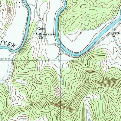 United States Geological Survey Glendale Springs, NC (2000, 24000-Scale) digital map