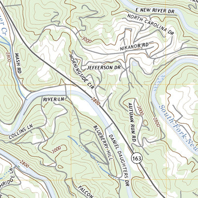 United States Geological Survey Glendale Springs, NC (2022, 24000-Scale) digital map