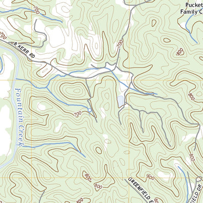 United States Geological Survey Glendale, TN (2022, 24000-Scale) digital map