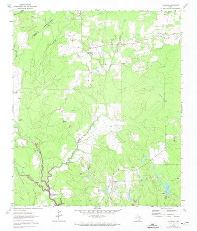 United States Geological Survey Glendale, TX (1962, 24000-Scale) digital map