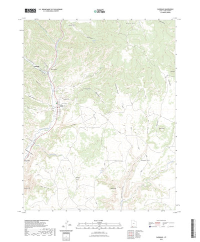 United States Geological Survey Glendale, UT (2023, 24000-Scale) digital map