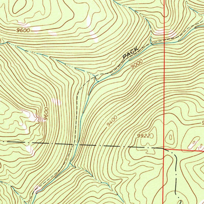 United States Geological Survey Glendevey, CO (1967, 24000-Scale) digital map