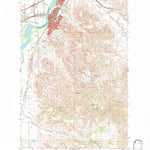 United States Geological Survey Glendive, MT (1967, 24000-Scale) digital map