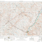 United States Geological Survey Glendive, MT-ND (1954, 250000-Scale) digital map