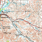 United States Geological Survey Glendive, MT-ND (1954, 250000-Scale) digital map