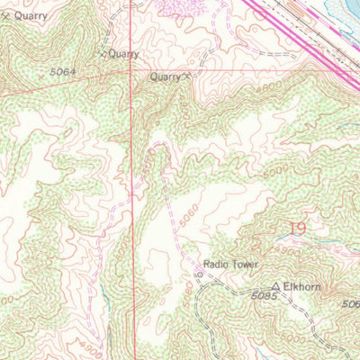 United States Geological Survey Glendo, WY (1961, 24000-Scale) digital map