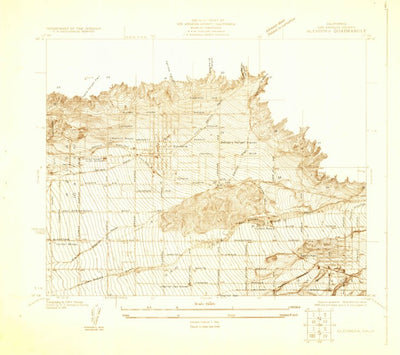 United States Geological Survey Glendora, CA (1925, 24000-Scale) digital map
