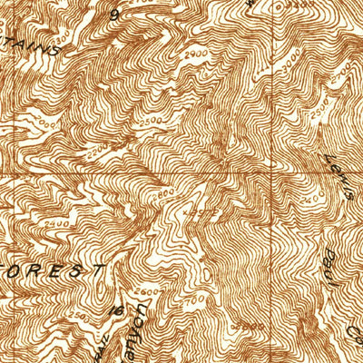 United States Geological Survey Glendora, CA (1933, 24000-Scale) digital map