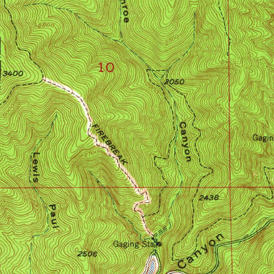 United States Geological Survey Glendora, CA (1953, 24000-Scale) digital map