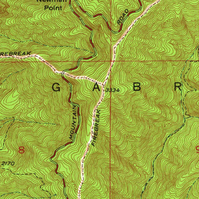 United States Geological Survey Glendora, CA (1953, 24000-Scale) digital map