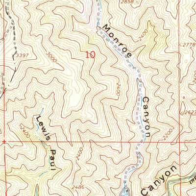 United States Geological Survey Glendora, CA (1966, 24000-Scale) digital map