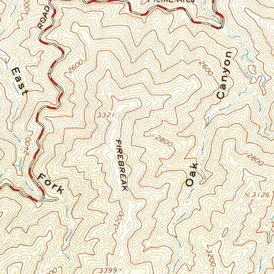 United States Geological Survey Glendora, CA (1966, 24000-Scale) digital map
