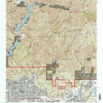 United States Geological Survey Glendora, CA (1995, 24000-Scale) digital map