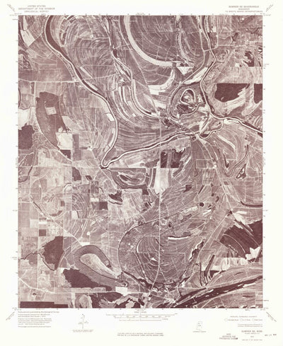 United States Geological Survey Glendora, MS (1974, 24000-Scale) digital map