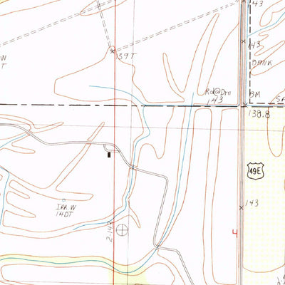 United States Geological Survey Glendora, MS (1983, 24000-Scale) digital map