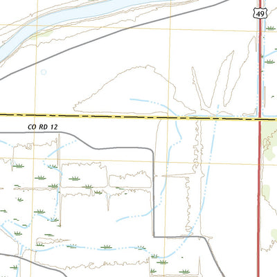 United States Geological Survey Glendora, MS (2020, 24000-Scale) digital map