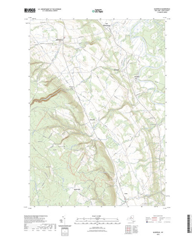 United States Geological Survey Glenfield, NY (2023, 24000-Scale) digital map