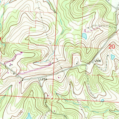 United States Geological Survey Glenford, OH (1961, 24000-Scale) digital map