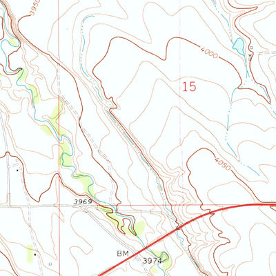 United States Geological Survey Glengarry, MT (1970, 24000-Scale) digital map