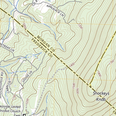 United States Geological Survey Glengary, WV (2023, 24000-Scale) digital map