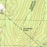 United States Geological Survey Glengary, WV-VA (1996, 24000-Scale) digital map