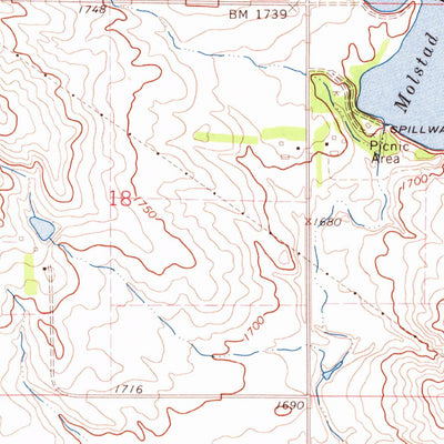 United States Geological Survey Glenham, SD (1967, 24000-Scale) digital map