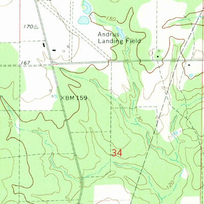 United States Geological Survey Glenmora, LA (1968, 24000-Scale) digital map