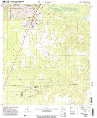 United States Geological Survey Glenmora, LA (2003, 24000-Scale) digital map