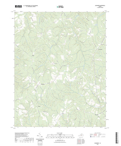 United States Geological Survey Glenmore, VA (2022, 24000-Scale) digital map