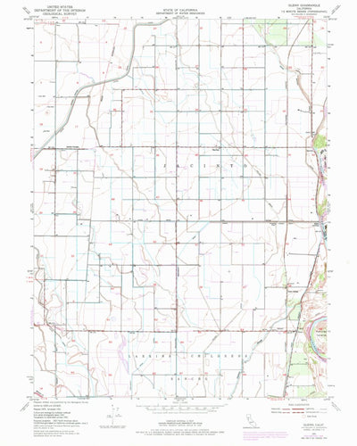 United States Geological Survey Glenn, CA (1951, 24000-Scale) digital map