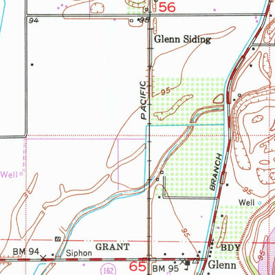United States Geological Survey Glenn, CA (1951, 24000-Scale) digital map