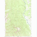 United States Geological Survey Glenn Creek, MT (1958, 24000-Scale) digital map