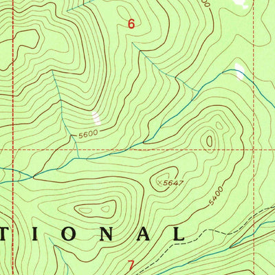 United States Geological Survey Glenn Creek, MT (1995, 24000-Scale) digital map