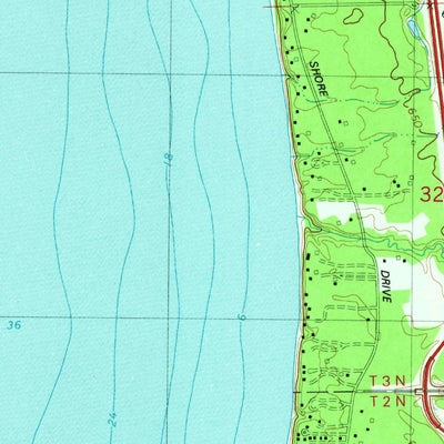 United States Geological Survey Glenn, MI (1981, 24000-Scale) digital map