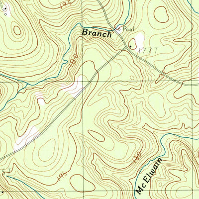 United States Geological Survey Glenn Springs, SC (1983, 24000-Scale) digital map