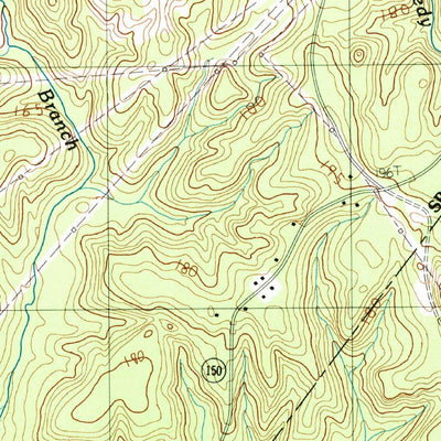 United States Geological Survey Glenn Springs, SC (1983, 24000-Scale) digital map
