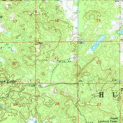 United States Geological Survey Glennie, MI (1959, 62500-Scale) digital map